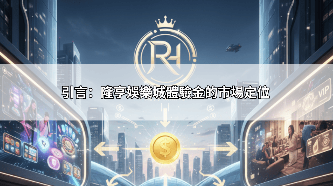引言:隆亨娛樂城體驗金的市場定位