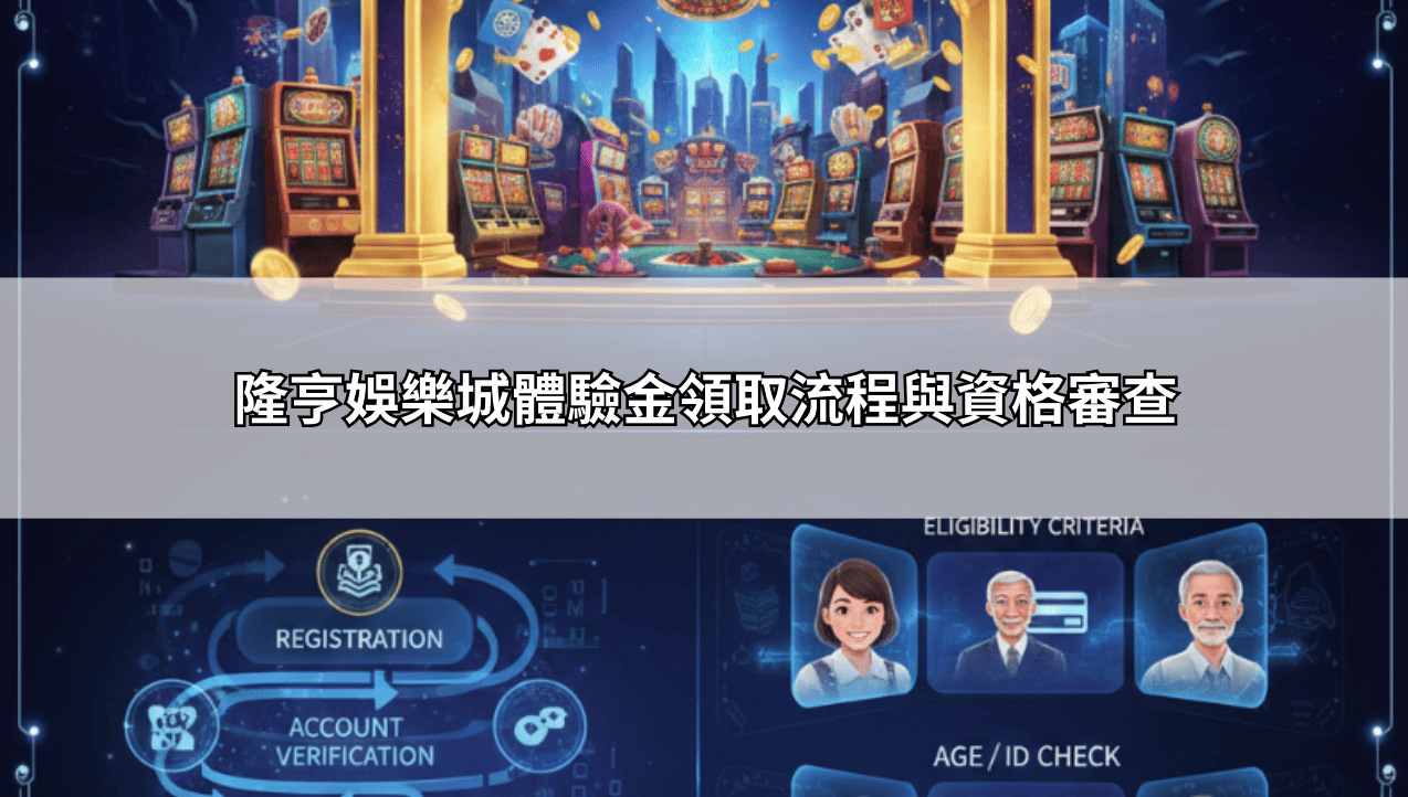 隆亨娛樂城體驗金領取流程與資格審查